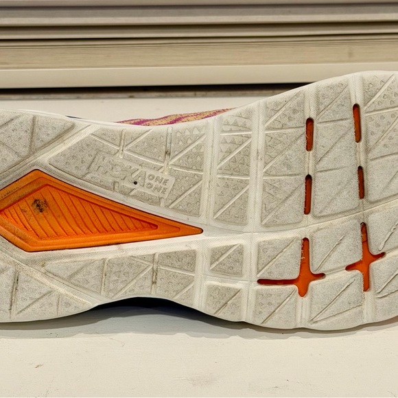 Hoka Mach 5 Running Shoes Women’s Hoka One One Yellow Pink Sneakers Size 10B - Picture 5 of 8